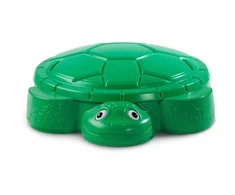 Little Tikes Žalia sodo smėlio dėžė vaikams + vėžlio dangtis 2 vietos dovana