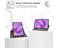 Liushan dėklas Lenovo Idea Tab Pro planšetiniam kompiuteriui su 360° pasukamu stovu, skirtas Lenovo Idea Tab Pro Tb373fu (12.7 colio) planšetiniam kompiuteriui, juodas