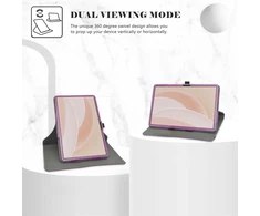 Liushan dėklas, skirtas Doogee T20 Ultra, 360° besisukantis dėklas su stovu, skirtas Doogee T20 Ultra/doogee T40 Pro 12 colių planšetiniam kompiuteriui (netinka kitiems modeliams), violetinis