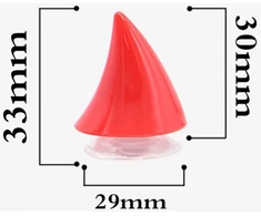 Lkjybg velnio kampo šalmo sugerianti plastikinė patvari dekoracija, vandeniui atsparus galvos apdangalas dviračio šalmui, slidinėjimo šalmui, motociklo šalmui, snieglenčių šalmui, pora oranžinių mažų ragų