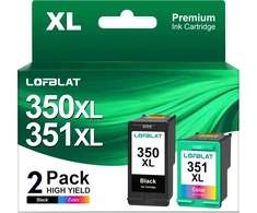 Lofblat 350xl 351xl Rašalo Kasetės Hp 350 351 Spausdintuvams