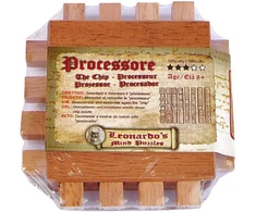 Logica Spiele Art. Processor – 3d medinis galvosūkis – sudėtingumas 3/6 – galvosūkių žaidimas – kantrybės žaidimas – Leonardo da Vinci kolekcija