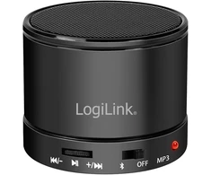 Kompiuterio kolonėlės Logilink Bluetooth 5.3 garsiakalbis su įmontuotu mikrofonu, Fm radijo imtuvu ir Microsd kortelių skaitytuvu, juodas