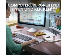 Logitech Mk950 Bevielė Klaviatūra ir Pelė, Tylus Rašymas, 3 Įrenginiai
