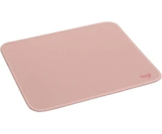 Logitech pelės kilimėlis - Studio Series, kompiuterio pelės kilimėlis su neslystančiu guminiu pagrindu, lengvas slydimas, atsparus purslams, patvarios medžiagos, nešiojamas, gaivus, modernus dizainas - rožinis