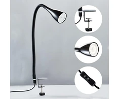 Lova Led prisegamas šviestuvas su 1x gu10 5w 400lm pritemdoma lovos lempute su 3 ryškumo lygiais, 360° lanksčiu kakleliu, skaitymo lempa miegamajam, biurui, metalas, plastikas