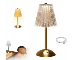 Lova Retro kristalinė led naktinė lempa valgomajam svetainei miegamajam patvari ir stipri