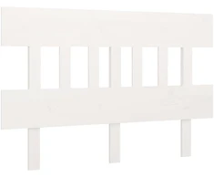Lova Lovos galvūgalis, baltas, 203,5x3x81cm, pušies medienos masyvas