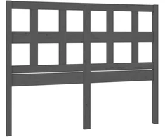 Lova Lovos galvūgalis, pilkas, 145,5x4x100cm, pušies masyvas