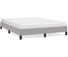 Lova Lovos rėmas be čiužinio, šviesiai pilkas, 140x190cm, audinys