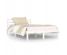 Lova Lovos rėmas medinis, baltas, 205,5 x 125,5 x 69,5 cm