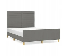 Lova Lovos rėmas su galvūgaliu tamsiai pilkas 203x146x118/128 cm