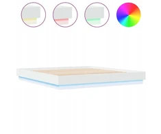 Lova Lovos rėmas su Led apšvietimu - 203x183 cm, baltas
