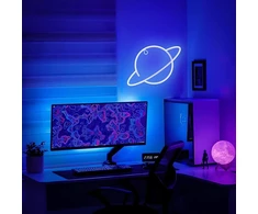 Pakabinamas šviestuvas Lphianx Planet neoniniai ženklai sienų dekorui, pritemdomi Led neoniniai ženklai žaidimų kambariui miegamajam šeimos gimtadieniui barui vestuvių vakarėliui naktinė lemputė, neoninis ženklas pagal užsakymą