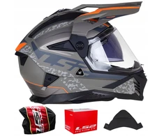 Ls2 Mx702 Pioneer Ii Devor Matt Sand enduro/kroso šalmas bekele, dydis S