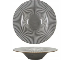 Lubiana Art K130 Daisy gilusis lėkštė pastai, pilkas, 30 cm
