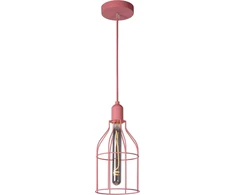Pakabinamas šviestuvas Lucide Paulia pakabinami šviestuvai, skersmuo 15 cm, 1 x E27, rožiniai