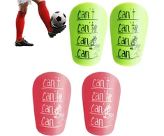 Luckwaii Futbolo Blauzdų Apsaugos, Eva Blauzdų Apsaugos, Smūgiams Atsparios Apsaugos Kojoms, Mini Blauzdų Apsaugos Vaikams, Vyrams, Suaugusiems, Futbolo Blauzdų Apsaugos, 10 x 6 cm, 2 Poros