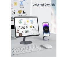 Lululook Sukamas magnetinis Ipad stovas, sulankstomas Ipad Pro stovas su 360° pasukamu pagrindu, aliumininis planšetinio kompiuterio stovas, skirtas Ipad Air 11 colių (2024), Ipad Pro 11 colių 1-os/2-os/3-ios/4-os kartos, Ipad Air 4-os/5-os kartos