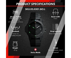 Luminox - Leatherback Sea Turtle - vyriškas laikrodis - karinis laikrodis baltos spalvos su datos rodymu - 100 m atsparus vandeniui