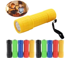 Lyppul mini led žibintuvėlis vaikams, 10 vnt. žibintuvėlių raktų pakabukų rinkinys, spalvotas kempingo žibintuvėlis su virvele, skirtas žygiams lauke, vaikų gimtadienio dovanoms, avarinėms situacijoms