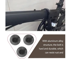 M5x12mm Aliuminio Lydinio Varžtai Dviračio Gėrimų Laikikliui (4 vnt.)