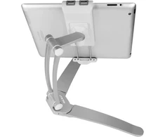 Macally Standwallmount 2-in-1 sieninis laikiklis ir stovo/stalo stovas planšetiniams kompiuteriams/išmaniesiems telefonams iki 11 colių
