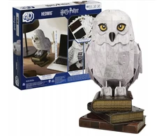 Magmaster Harry Potter Hedvigos pelėdos modelio figūrėlė 3d dėlionė 4d Build