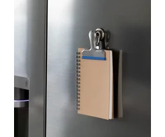 Magnamagnet magnetinis metalinis spaustukas, dideli magnetiniai spaustukai, magnetai su spaustukais šaldytuvui, stiprūs magnetai magnetinei lentai, mokyklai, biurui ir lentai, 4 vnt.