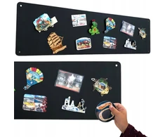 Magnetinė lenta juoda turistiniams magnetams 80x22cm 1vnt. Stalform