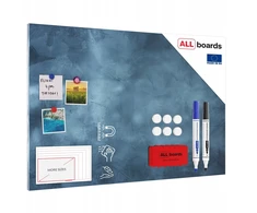 Magnetinė lenta Metalboards Pochmurne Niebo 90x60 cm + priedai Nemokamai