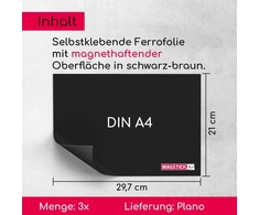 Magnetinė plėvelė Magstick® lipni, A4 formatas