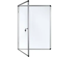 Magnetinė vitrina su baltu paviršiumi 72x98 cm