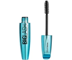 Makeup Revolution Big Lash Volume Atsparus vandeniui blakstienų tušas, apimties suteikiantis ir ilginantis, lengvas, greitai džiūstantis, veganiškas ir netestuotas su gyvūnais, sodrios juodos spalvos