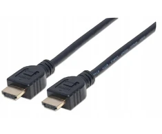 Manhattan Hdmi/hdmi V2.0 M/m Ethernet 3d4k Cl3 Juodas 3 m Kabelis