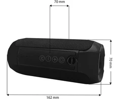 Kompiuterio kolonėlės Manta nešiojama bluetooth kolonėlė - Party Speaker 2 x 5 W - Boombox Fm/usb/micro Sd Kortelė/aux-in - Laisvų rankų įranga - Patobulintas žemų dažnių garsas - Spk12go