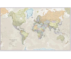Maps International Classic pasaulio žemėlapis