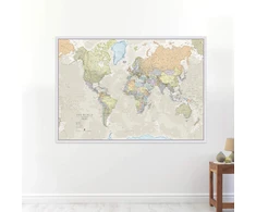Maps International Klasikinis pasaulio žemėlapis