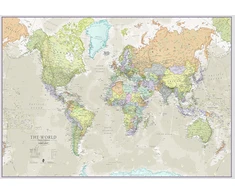 Maps International Klasikinis pasaulio žemėlapis