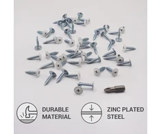 Marcopol 150 vnt. medvaržčiai 4.2x19mm balti (ral 9010)