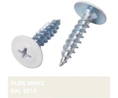 Marcopol 150 vnt. medvaržčiai 4.2x19mm balti (ral 9010)