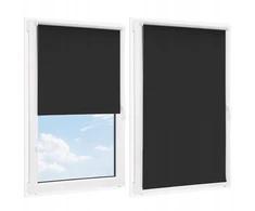 Mardom užtemdantis termo roletas su įtempikliu, dydis 53,5x150 cm, juodas Thermic