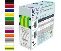 Marketconnect® Termo susitraukiantis vamzdelis, skersmuo 16 mm, ilgis 3 m, geltonai žalias, mini dėžutė 2:1, mažas