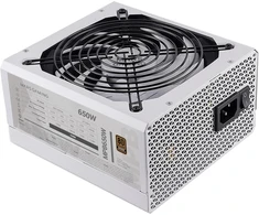 Mars Gaming Mpb650, Pc Atx 650w maitinimo šaltinis, 80plus Bronze 230v, 140 mm Fdb ventiliatorius su Ai-rpm Silent Technology, 90% efektyvumas, baltas