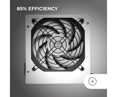 Mars Gaming Mpiii550, Pc Atx 550w maitinimo šaltinis, Silent Ai-rpm technologija, 85% efektyvumas, baltas