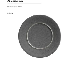 Mäser Unico keraminės desertinės lėkštės (4 vnt.)