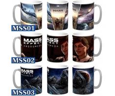 Mass Effect Andromeda puodelis, dovanų daug raštų