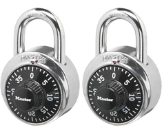 Master Lock pakabinama spyna, standartinė surenkama spyna, 1-7/8 colio pločio, juoda, 1500t (2 vnt.)