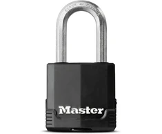 Master Lock pakabinamas užraktas, Excell® dengtas laminuoto plieno pakabinamas užraktas, aukštos apsaugos užraktas, rakinamas užraktas, geriausiai tinka sandėliukams, pašiūrėms, garažams, tvoroms ir kt.