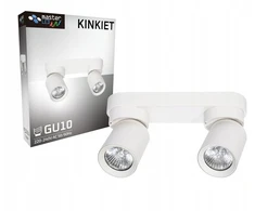Masterled Baltas Led lubinis šviestuvas Gu10, judinamas, 2 lempos